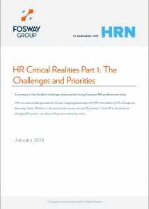 Fosway HRN Challenges and Priorities Cover