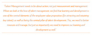 Raising the talent bar quote