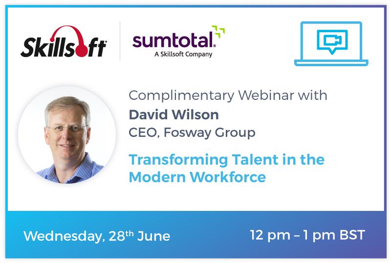 Fosway Skillsoft SumTotal webinar June 2017