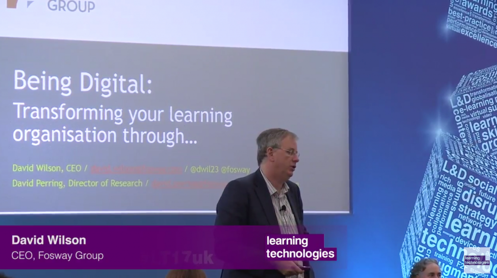 David Perring David Wilson Learning Technologies Conference Speaker