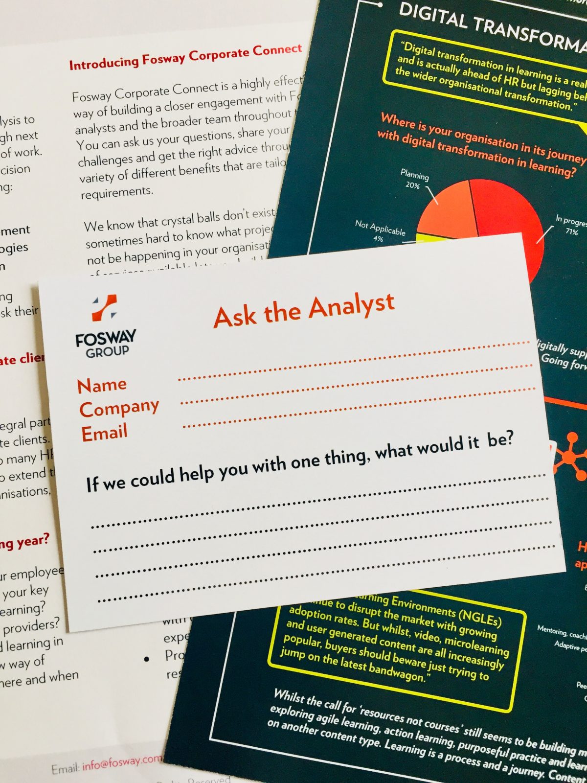 Fosway Ask The Analyst Digital Transformation Learning