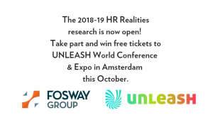 Fosway UNLEASH HR Realities 2018-19 Research launch