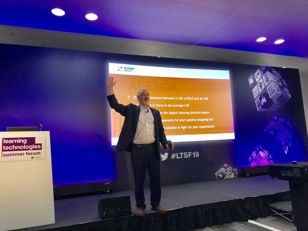 David Perring Fosway Learning Technologies Summer Forum 2019