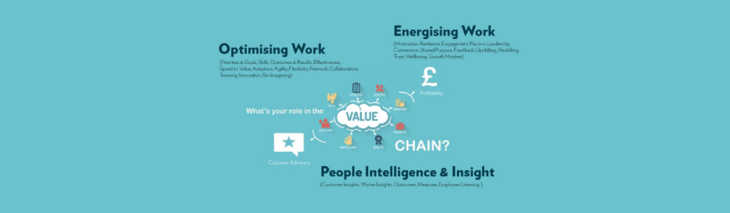 Value Chain infographic Fosway Group 130824 Fosway Group infographic image titled: What's your role in the value chain?