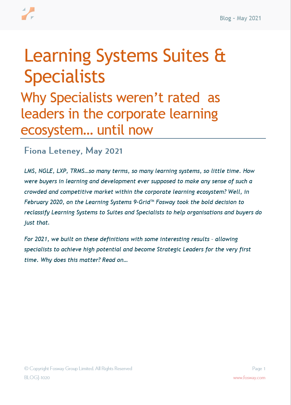 Learning Systems